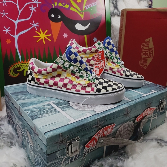 Vans Old Skool Glitter Check - Picture 11 of 15